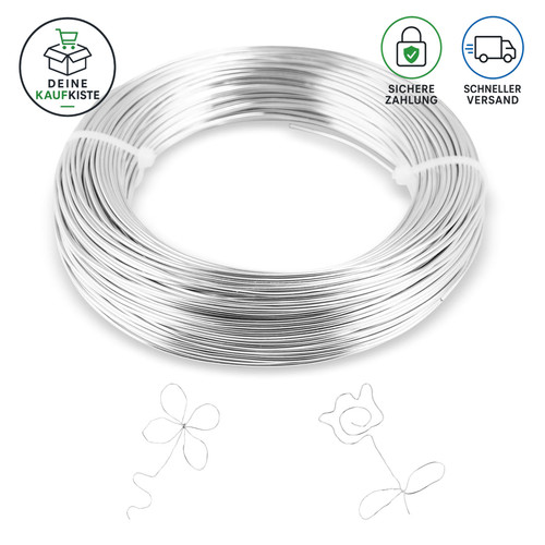 Basteldraht 1mm 50m weicher - basteldraht,