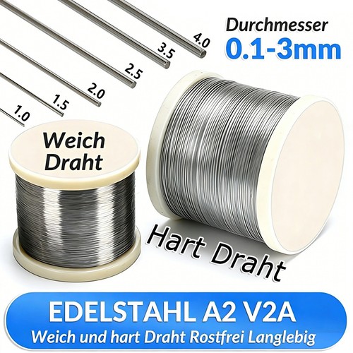 V2a edelstahldraht - v2a, Ø