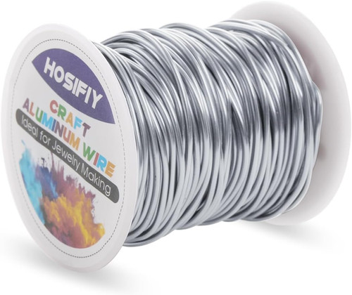 5mm basteldraht silber - basteldraht,,