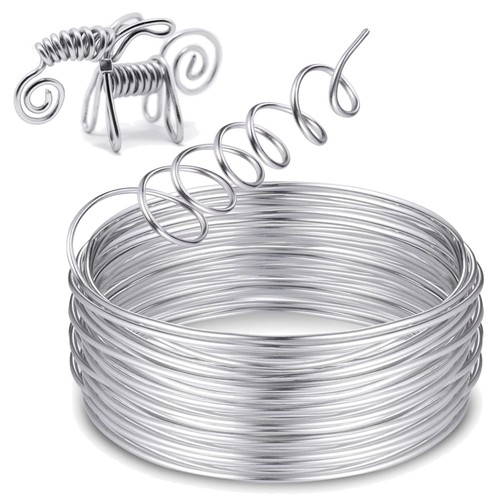 Schmuckdraht aluminium 3mm - aluminium,