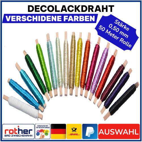 Basteldraht dekolackdraht - basteldraht,