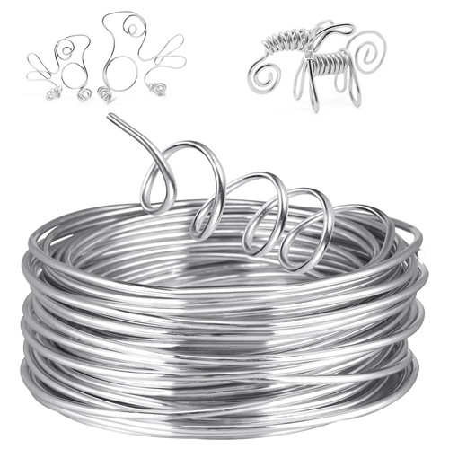 Basteldraht aluminium 3mm 15m - aluminium,