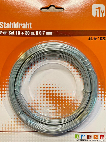 Stahldraht basteldraht 45m - basteldraht,